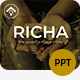 Richa - Charity Powerpoint Template